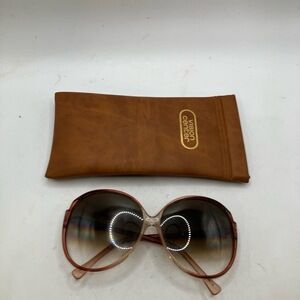 Vision Center Sunglasses Oversized Pink Brown Gradient Lenses Modern‎ Statement